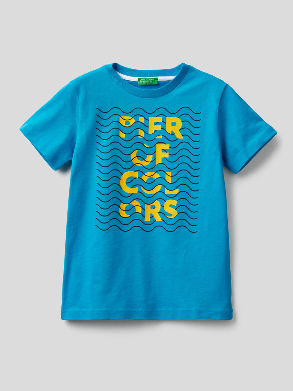 T-Shirt aus Baumwolle mit Slogan image number 1