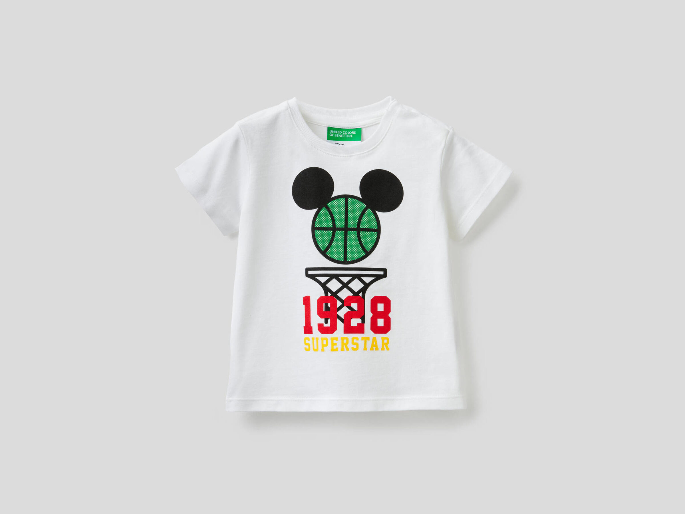 T-Shirt aus Baumwolle mit Print Micky Maus image number null