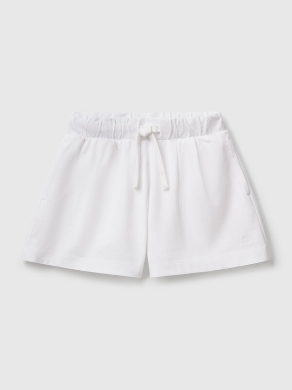 Shorts aus reiner Baumwolle Mädchen