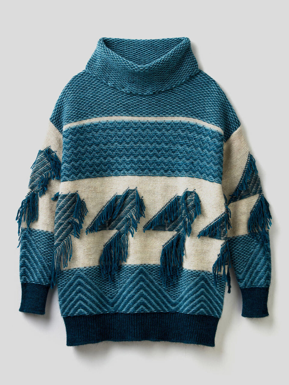 Pullover mit Jacquard-Verarbeitung image number 1