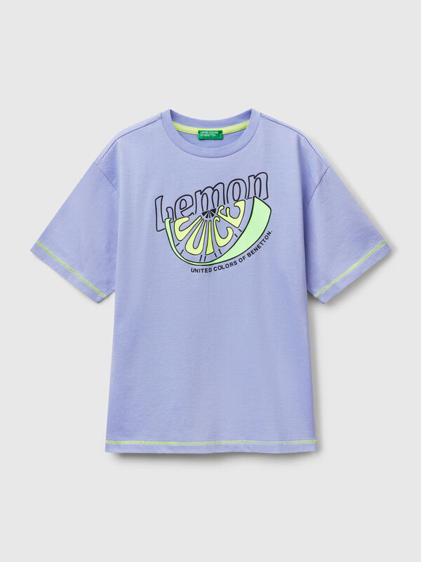 T-Shirt mit Vorder- und Rückseitendruck Jungen