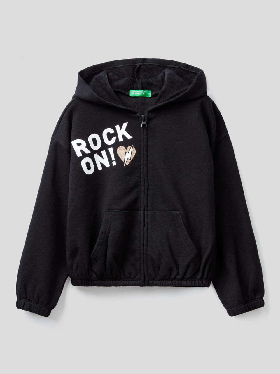 Cropped-Sweatshirt in 100% Baumwolle image number 1