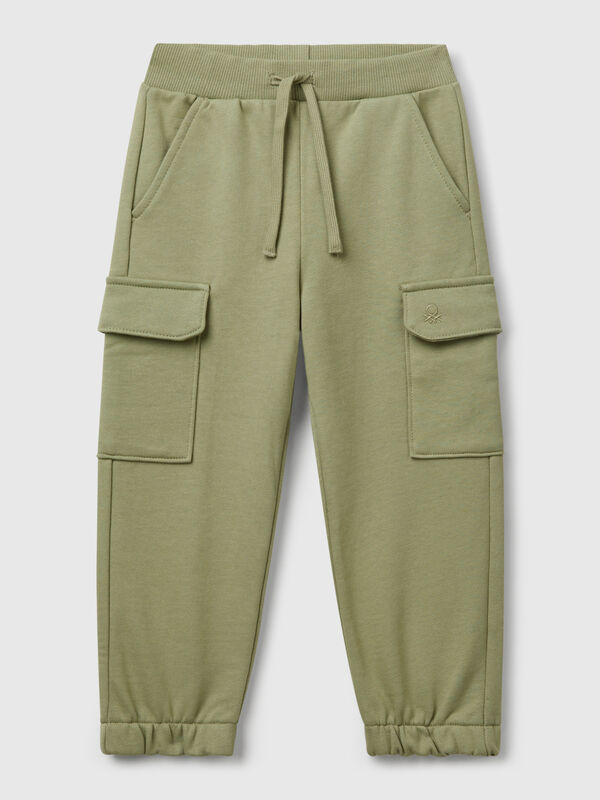 Pantalon cargo sweat-shirt Garçon