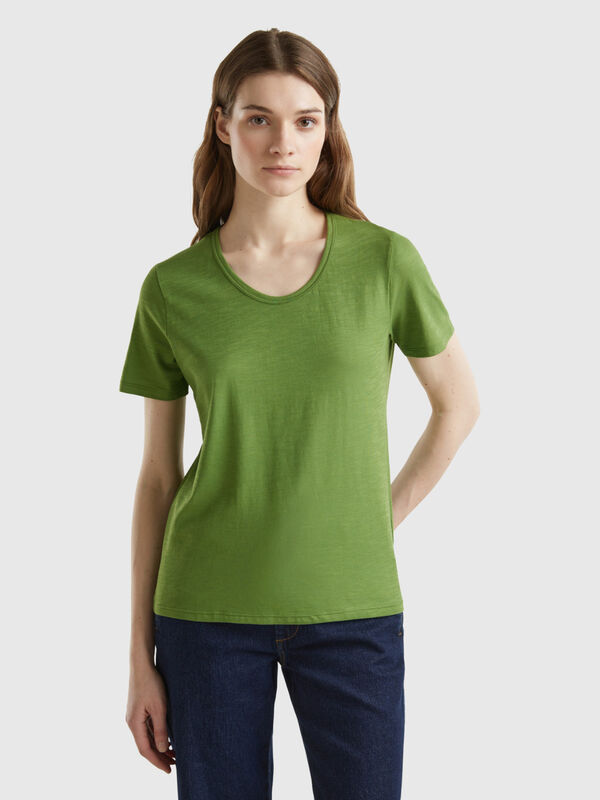 Short sleeve t-shirt lightweight cotton Women