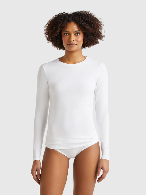T-shirt en coton super stretch Femme