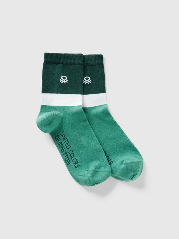 Chaussettes en coton mélangé