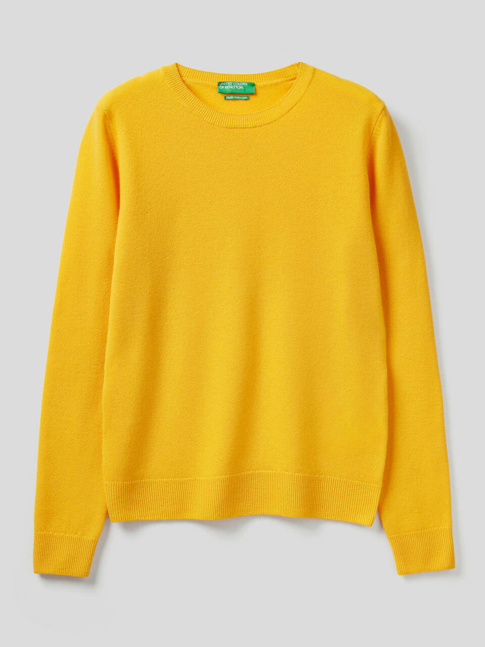 Pull col rond en pure laine vierge image number 1
