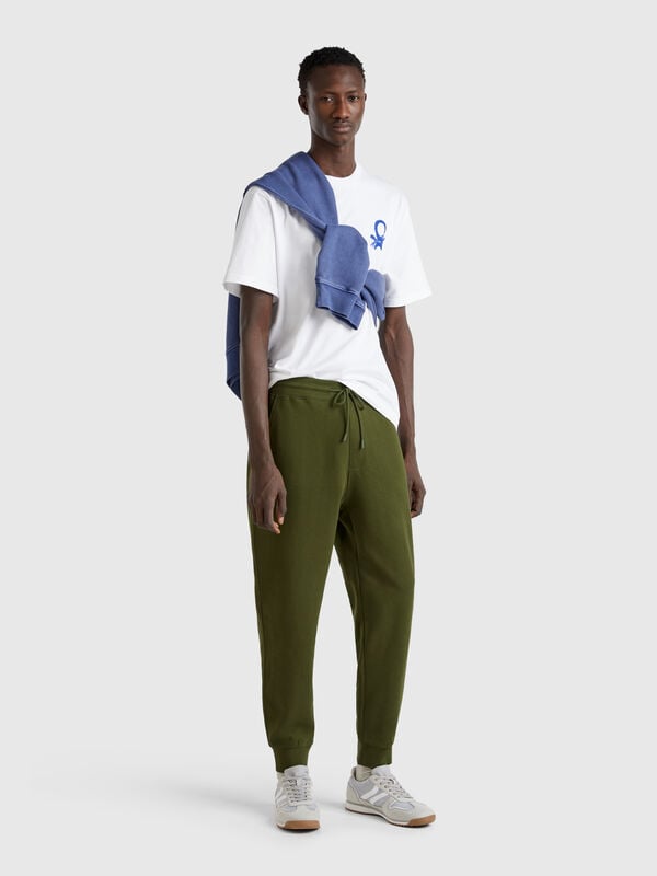 Jogginghose aus Baumwollfleece Herren