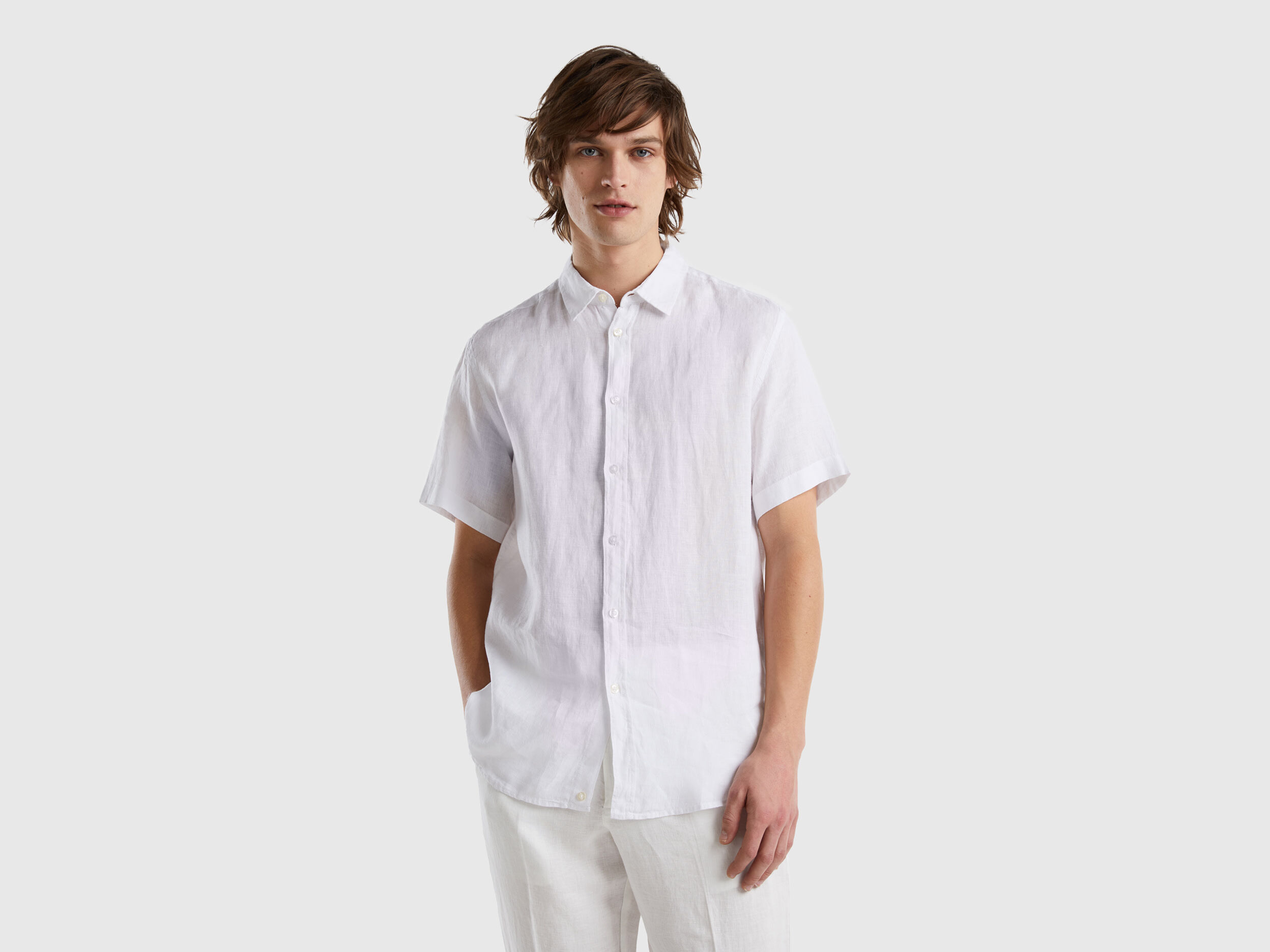 Camicia new arrivals lino benetton