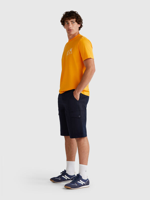 Cargoshorts aus reiner Baumwolle Herren