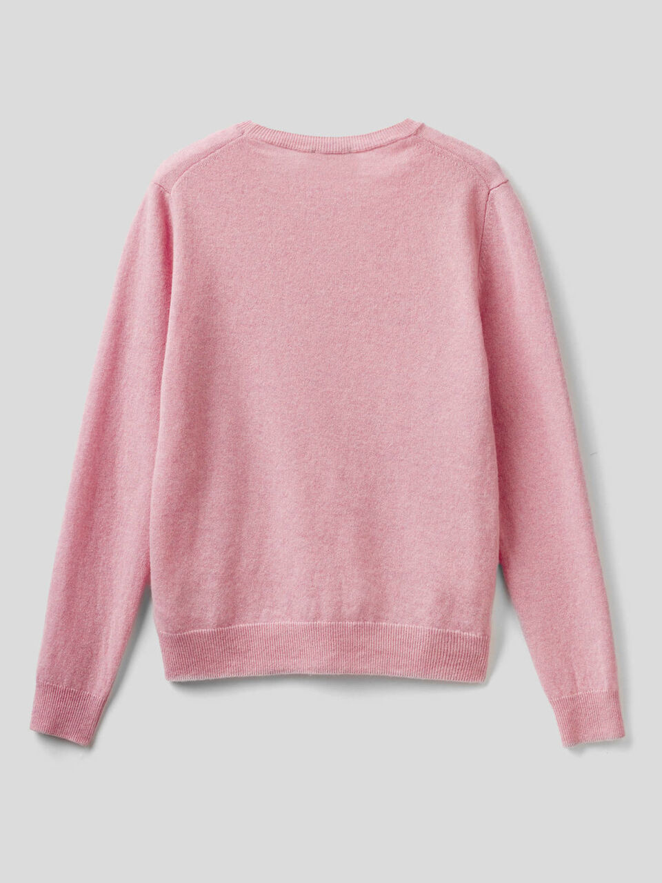 Pull col rond en pure laine vierge image number 2