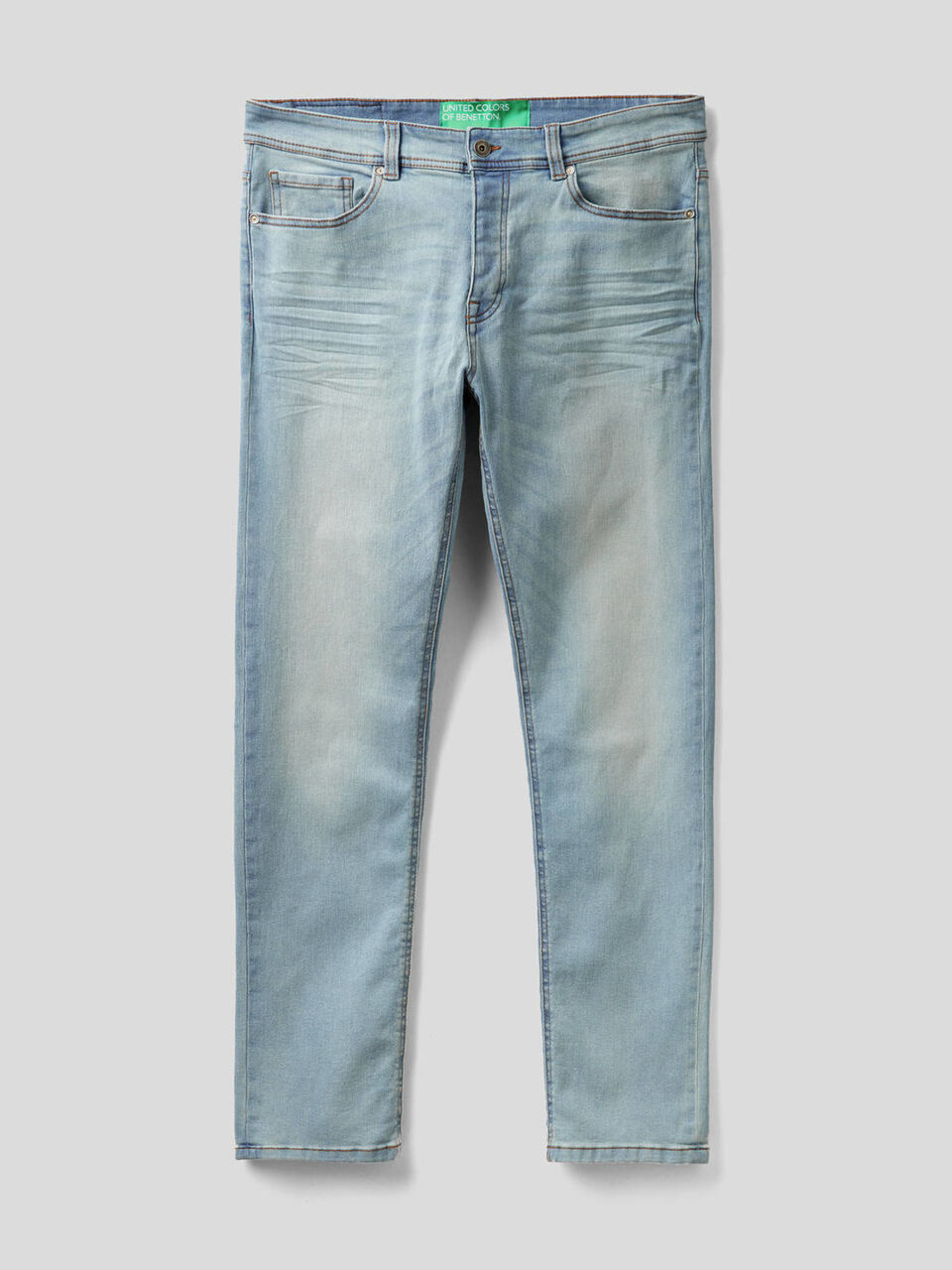 Slim Fit-Jeans mit fünf Taschen image number 1
