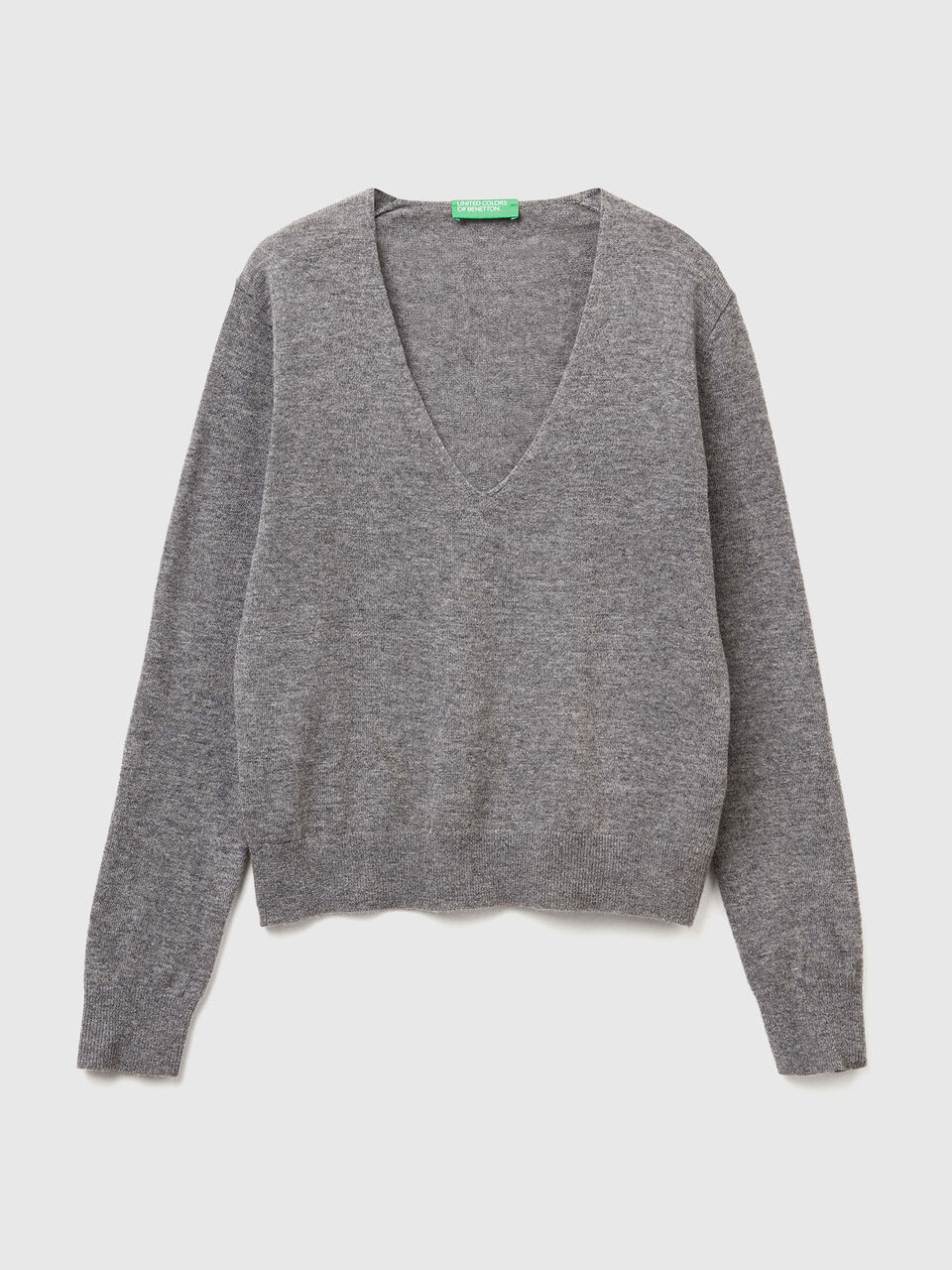 V NECK SWEATER L/S Femme image number 1