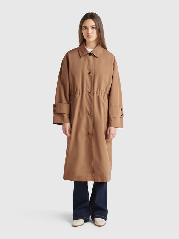 Parka longue avec rembourrage amovible Femme