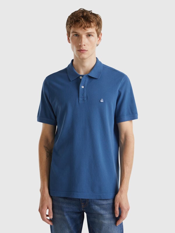 Polo regular fit in Avioblau Herren