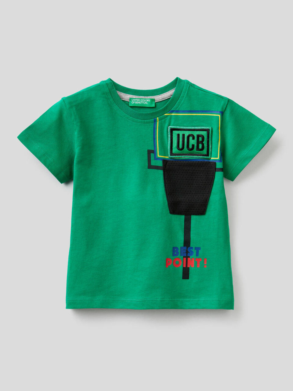 T-Shirt mit Klang-Aufnäher image number 1
