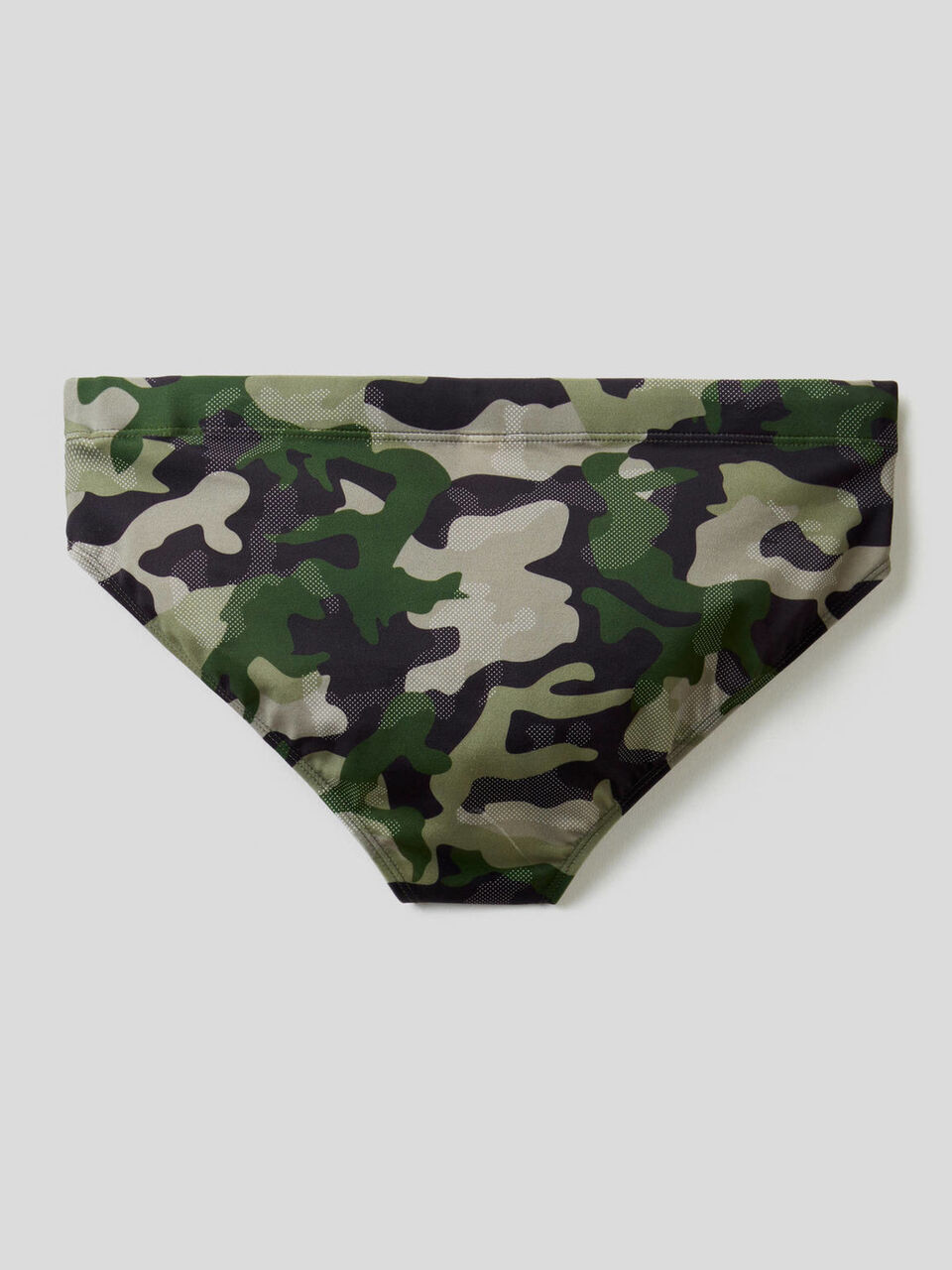 Camouflage print swim bottoms image number 2