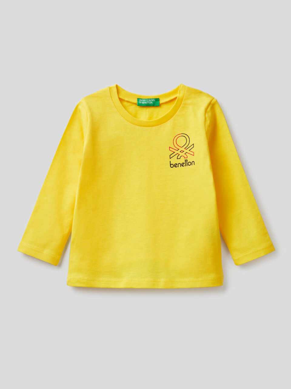 T-shirt manches longues en coton bio image number 1