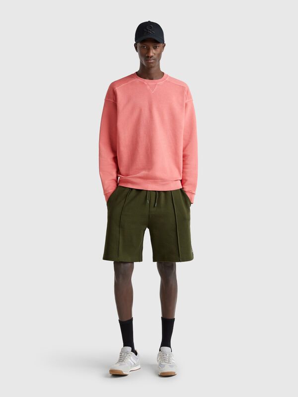 Bermuda en molleton de coton  Homme