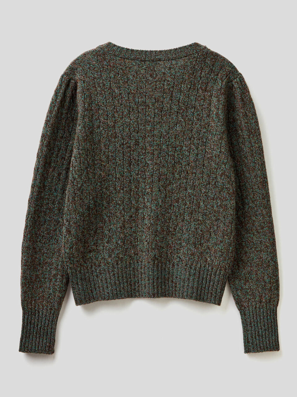 Gilet à torsades en pure laine Shetland image number 2