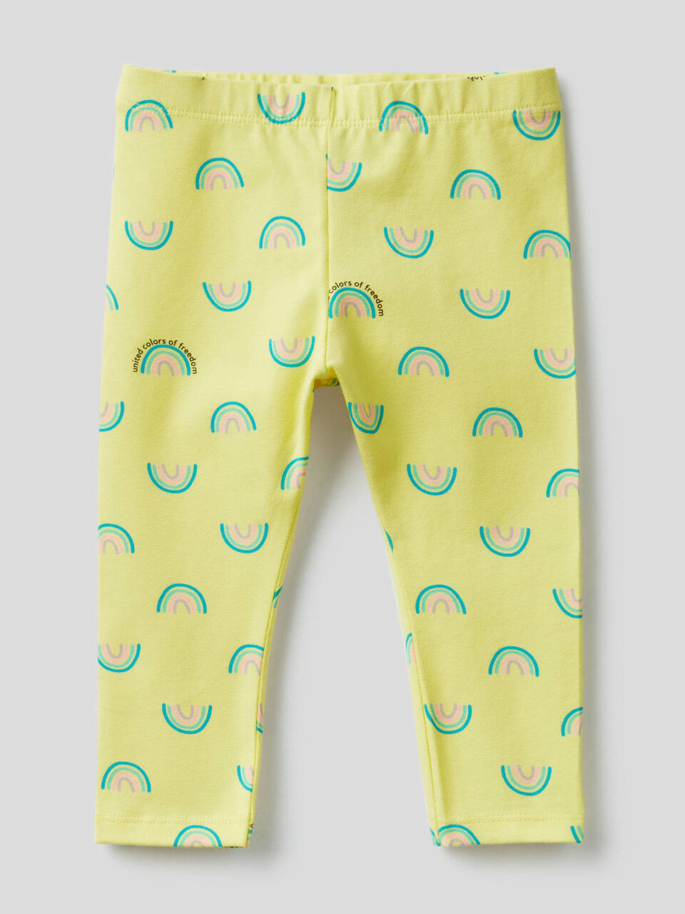 Leggings mit Print aus elastischer Baumwolle image number 1