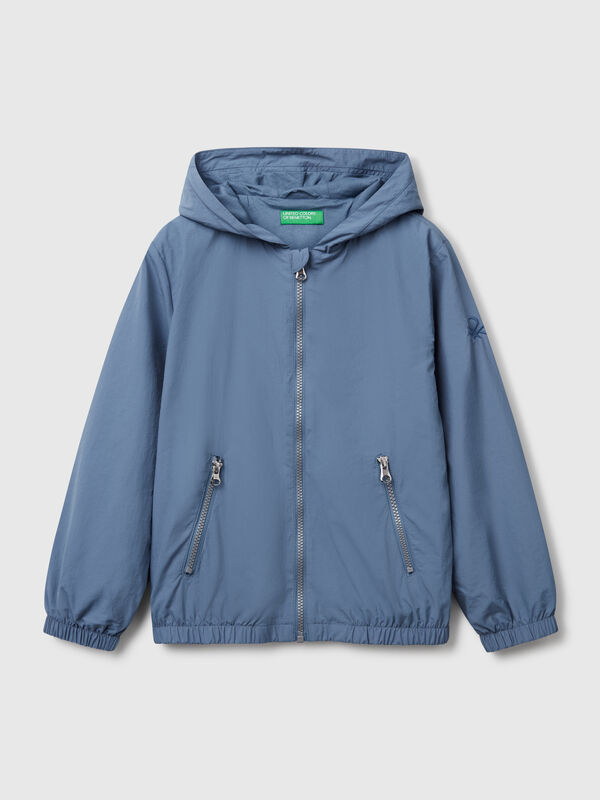 Veste en nylon à capuche Garçon