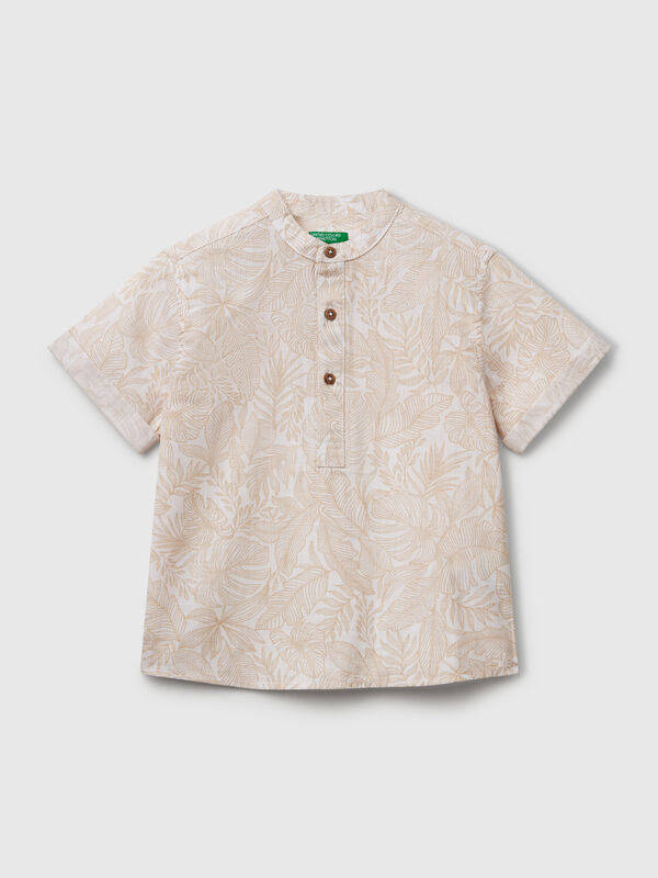 Chemise imprimé tropical Garçon