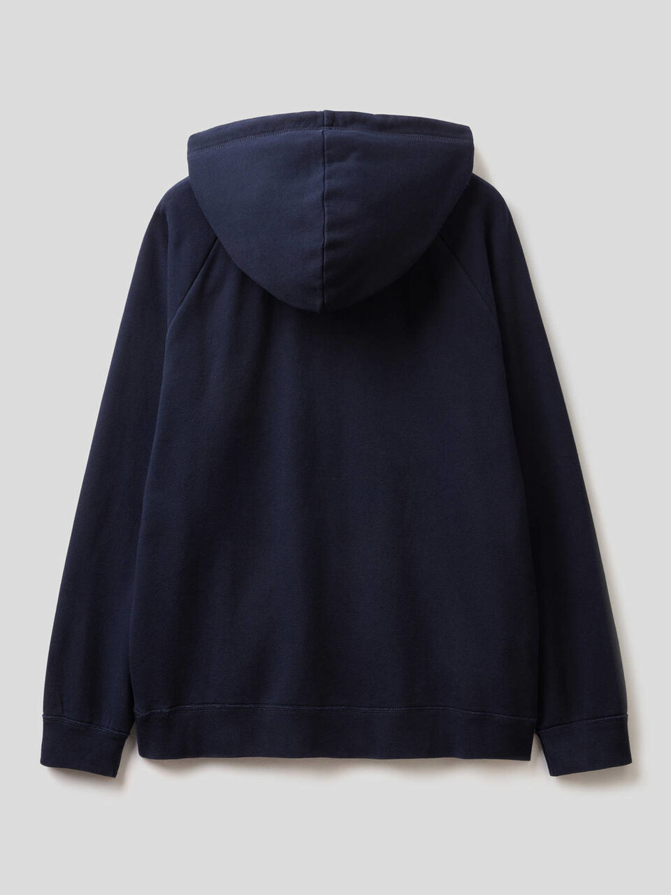Sweatshirt mit Kapuze und Einsätzen aus Jeansstoff image number 2