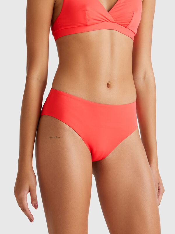 Badeshorts mit hohem Bund aus ECONYL® Damen