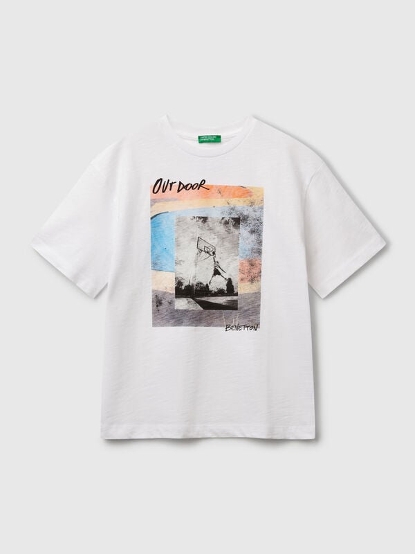 T-shirt avec imprimé photographique Garçon