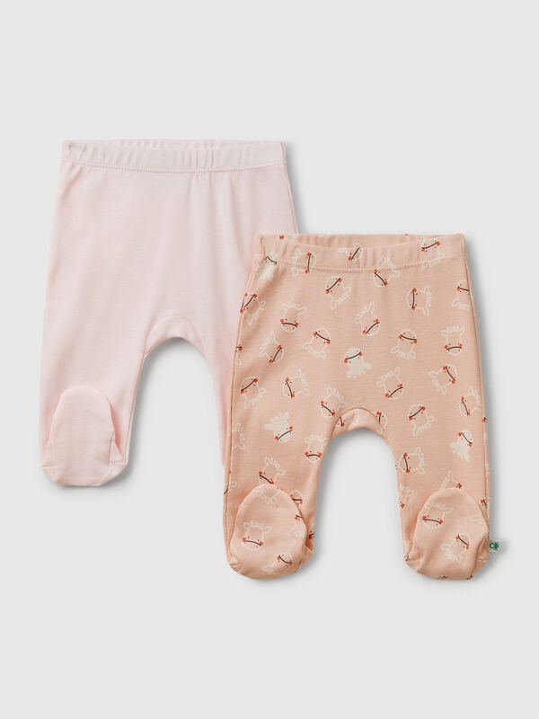 Deux pantalons en coton  Naissancede