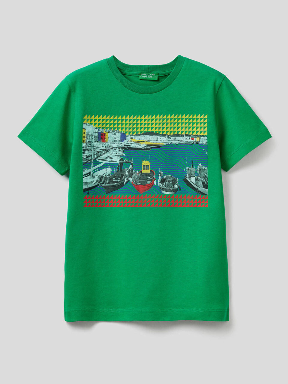 T-shirt avec imprimé paysage image number 1