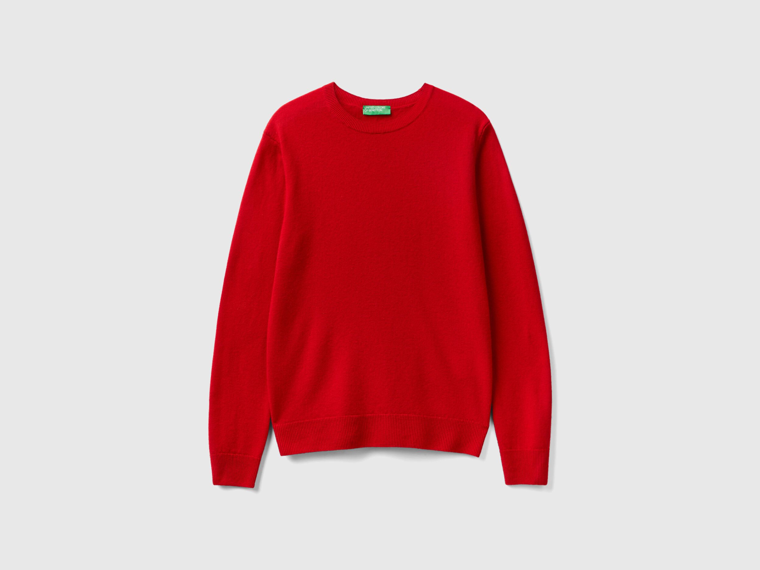 Red crewneck sweater 2025