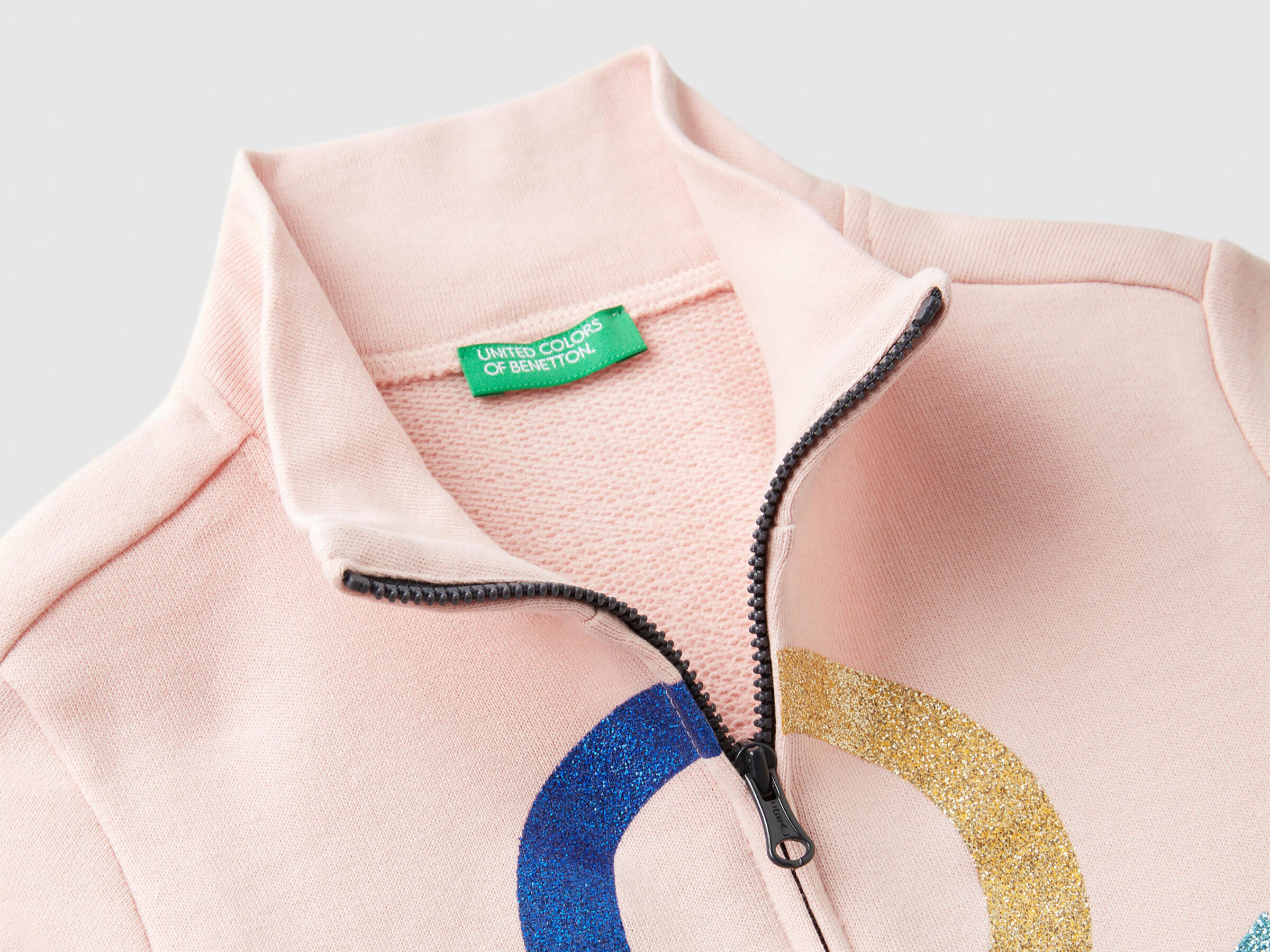 Sweatshirt mit Reißverschluss und Logo image number null