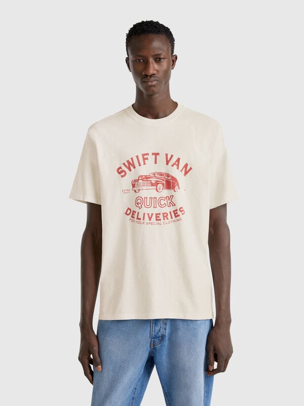 T-Shirt mit Aufdruck Herren