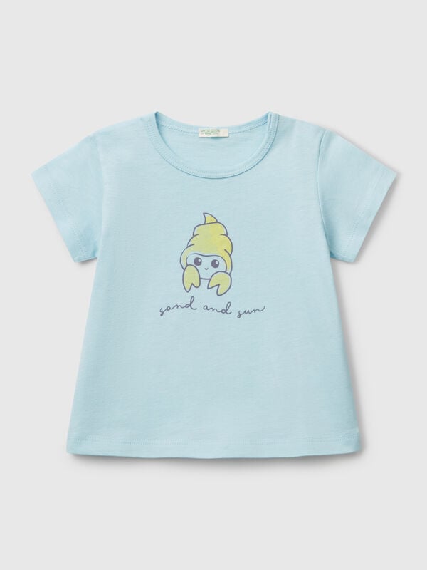 T-shirt à manches courtes avec imprimé Naissancede