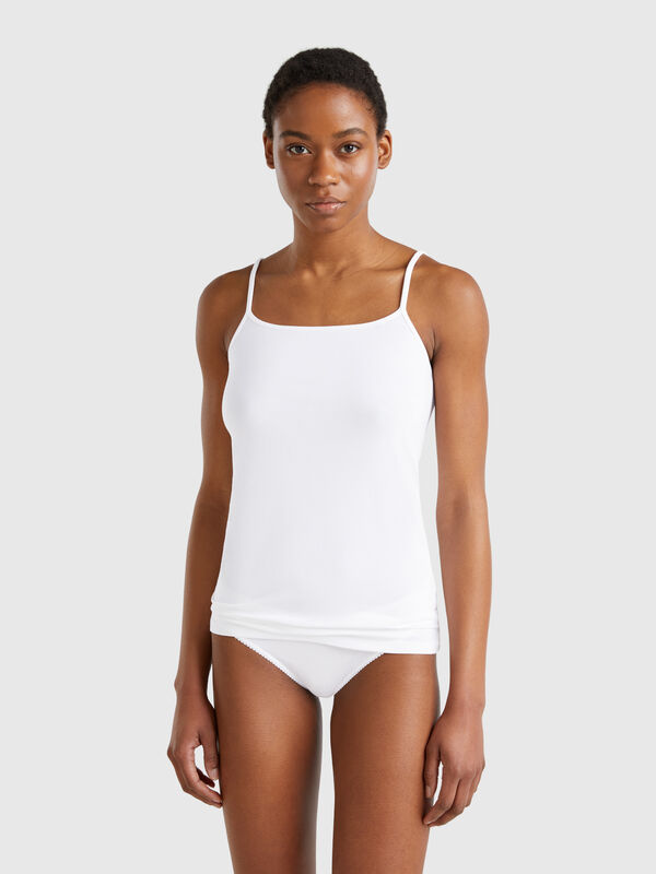 Débardeur en coton stretch Femme