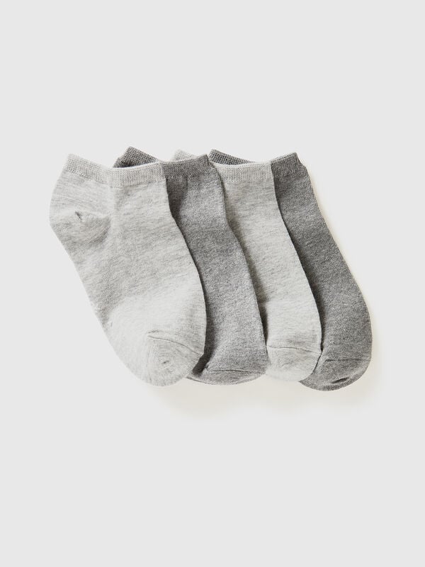 Quatre paires de chaussettes courtes Garçon