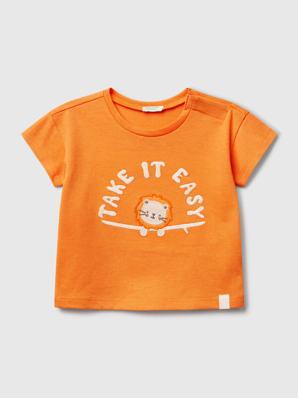 T-Shirt mit Sommergrafik Newborn