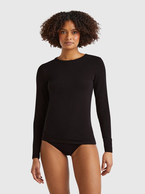 T-shirt en coton super stretch Femme