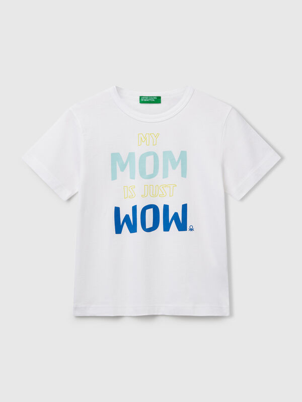 T-Shirt aus Bio-Baumwolle mit Aufdruck Jungen