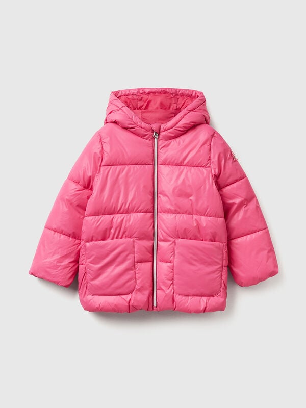 Veste en nylon avec capuche Filles