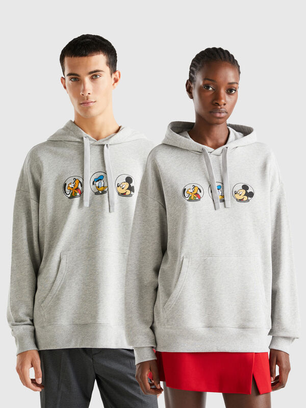 Gray Mickey & Friends hoodie