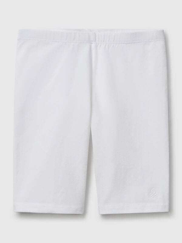 Kurze Leggings aus Stretch-Baumwolle Mädchen