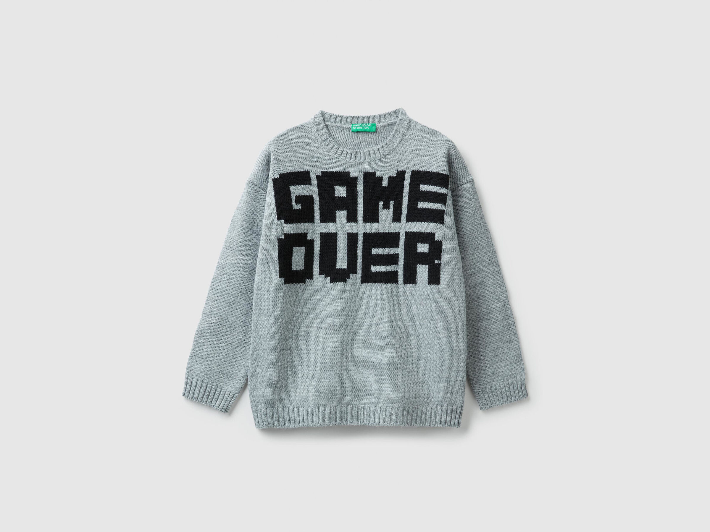 Trikotpullover mit Slogan image number null