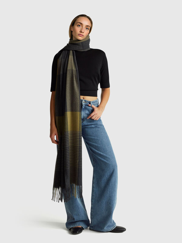 Kurzarmpullover aus reiner Merinowolle Damen