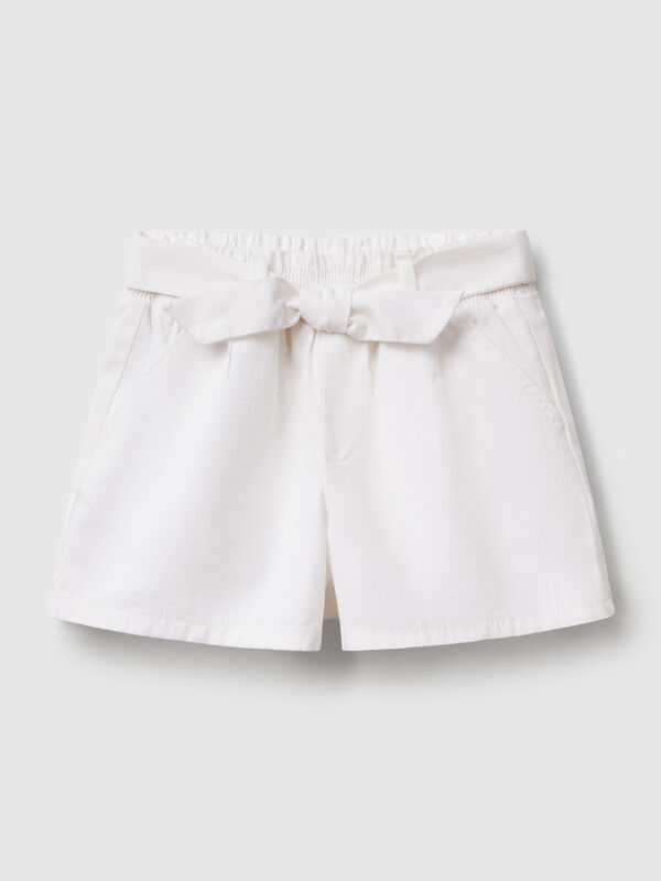 Pantalon court avec ceinture Filles