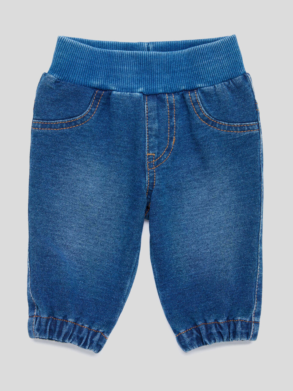 Pantalon stretch effet denim image number 1