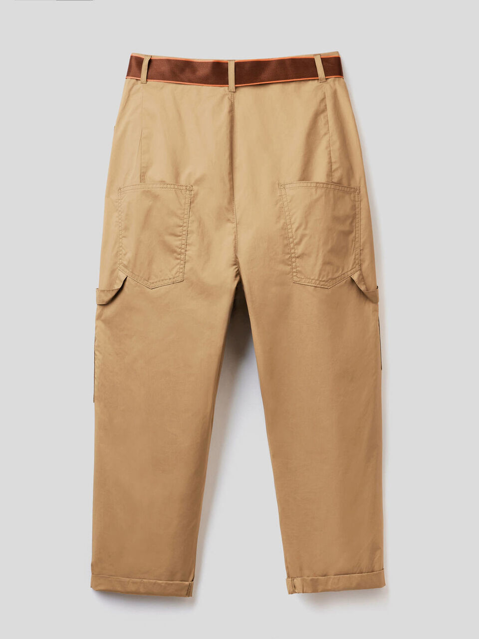 Pantalon cargo avec ceinture image number 2