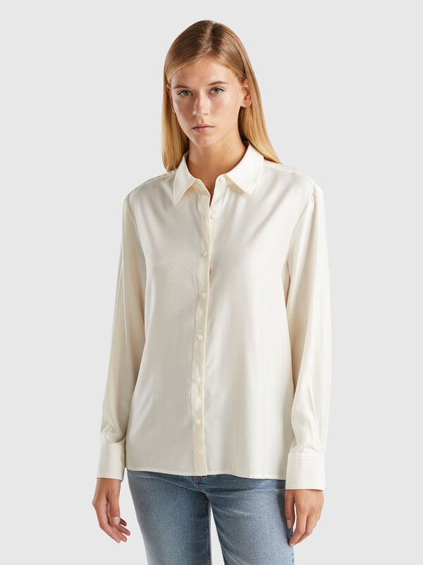 Regular fit flowy shirt Women